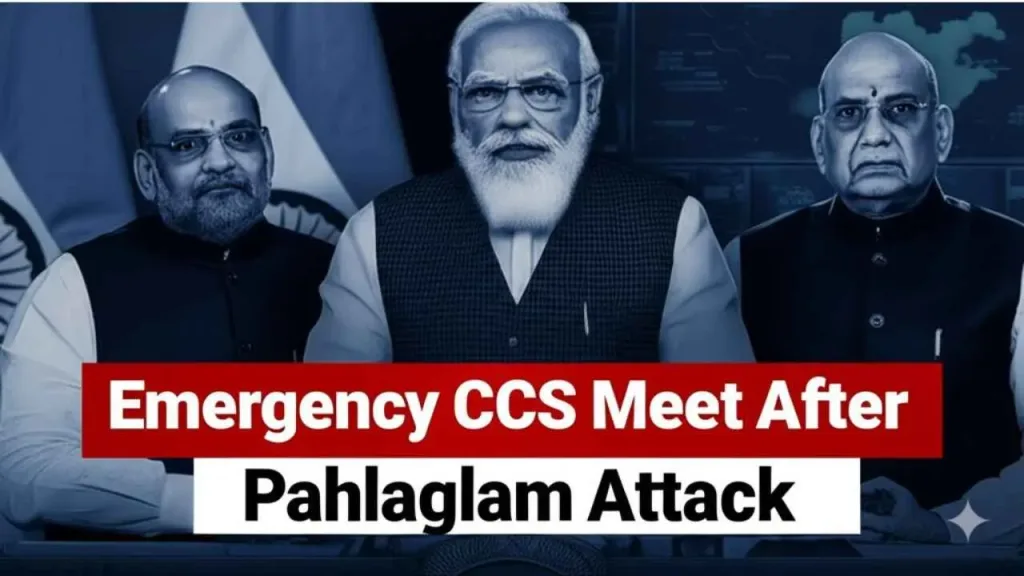 Breaking: PM Modi Convenes Emergency CCS Meeting After Pahalgam Terror Attack 2 PM Modi leads CCS after the deadly Pahalgam attack. Amit Shah briefs on Kashmir security