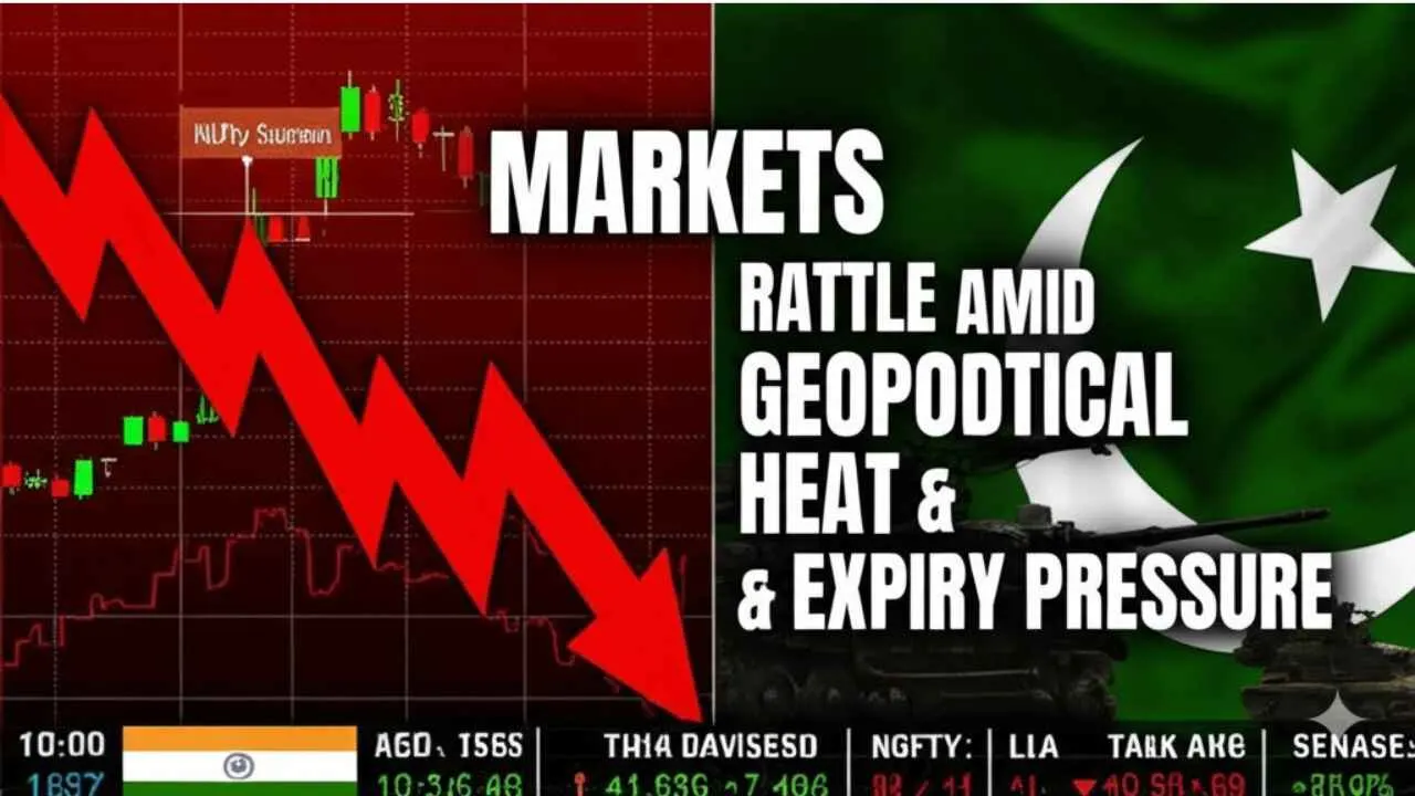 Stock Markets Drop Amid April Expiry, Geopolitical Jitters – Nifty & Sensex Outlook